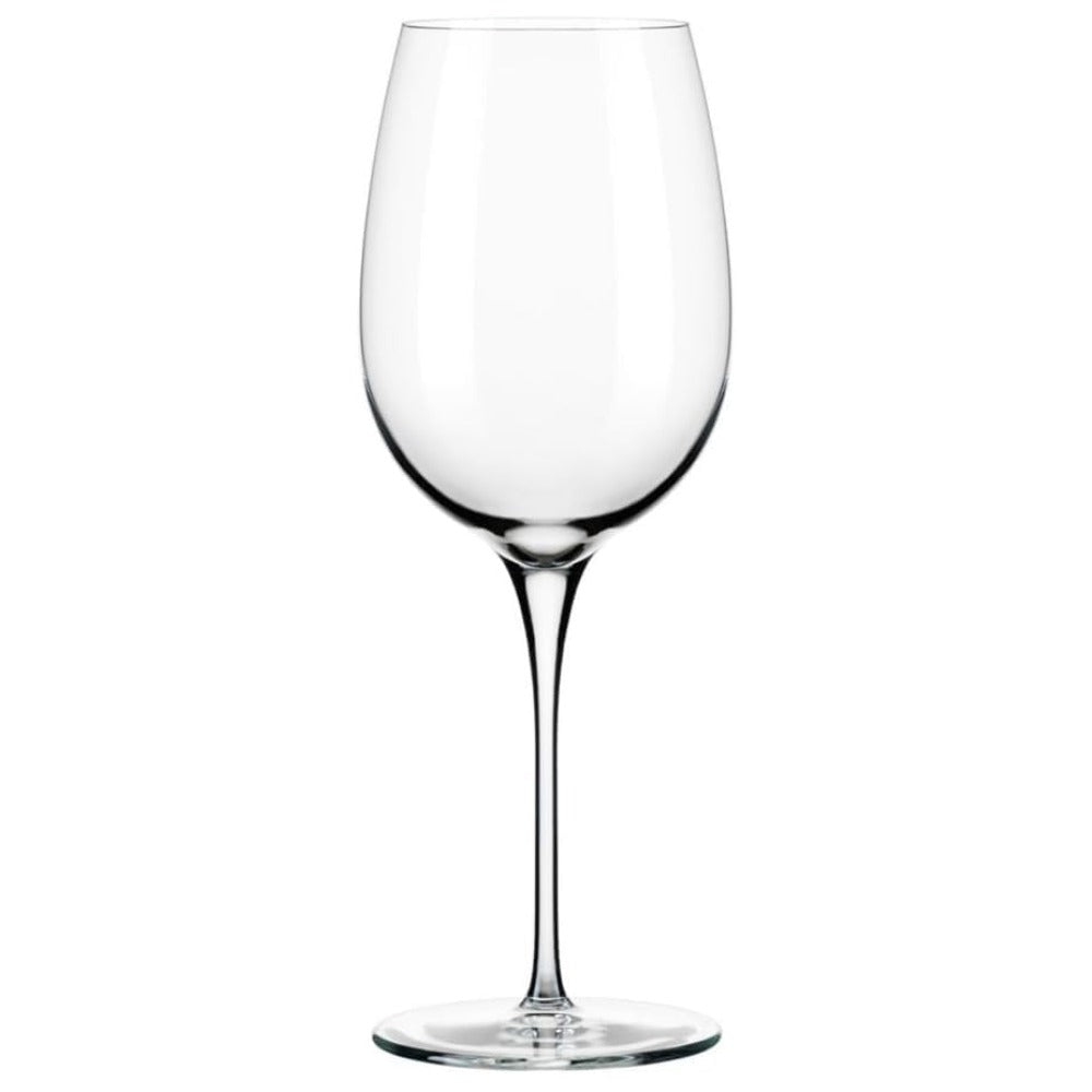 Libbey Signature Kentfield Estate All-Purpose Wine Glasses Set of 4 | Premium Long Stem Crystal Clear Wine Glasses for Red & White Wine